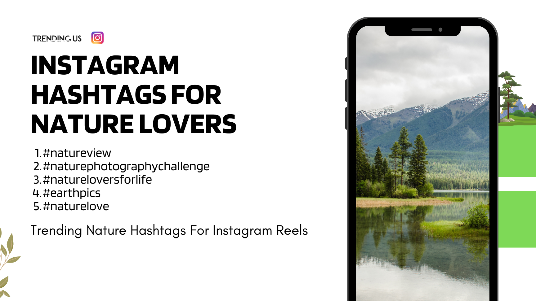 94 hashtags de naturaleza de tendencia para Instagram Reels »Tendencias