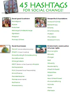 Hashtags para la justicia social 2014 |
