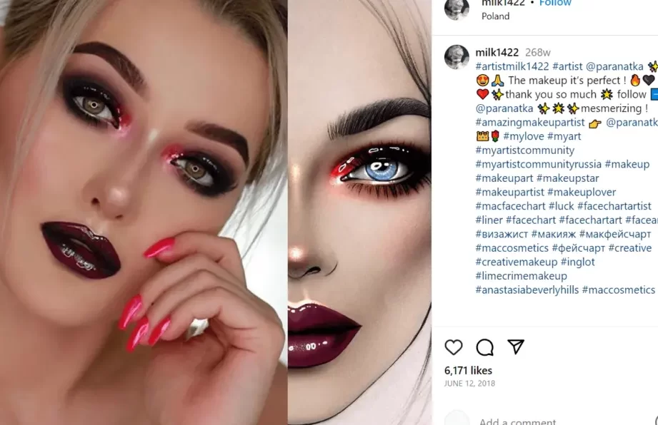 Hashtags de maquillaje para hacer crecer su audiencia de Instagram y TikTok