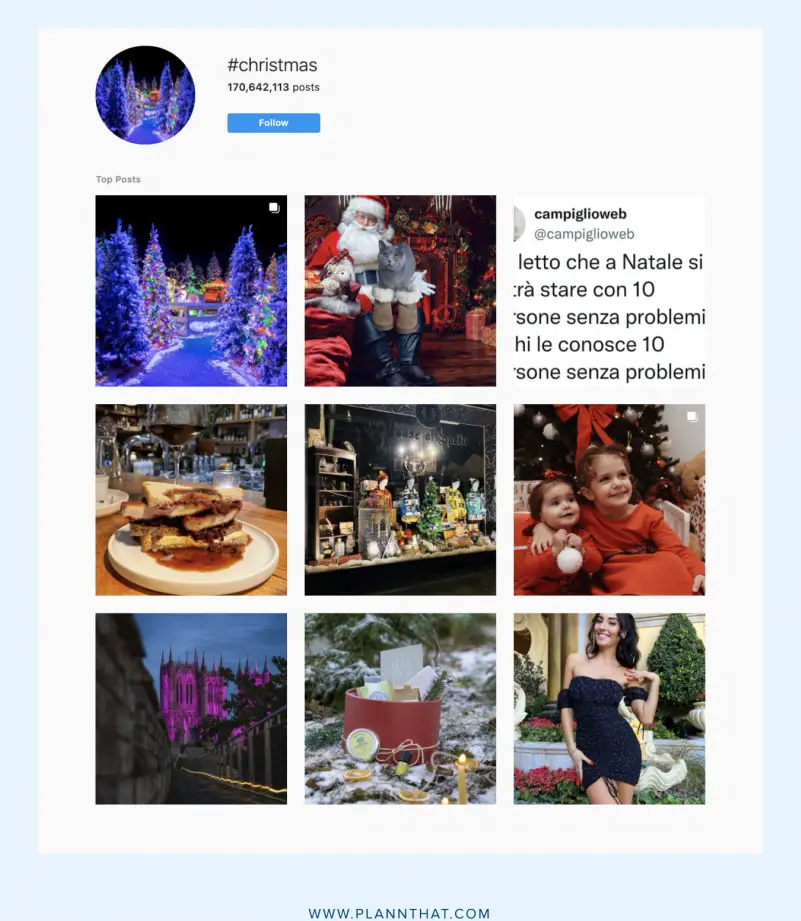 40 hashtags de alto rendimiento para la temporada navideña – Plann