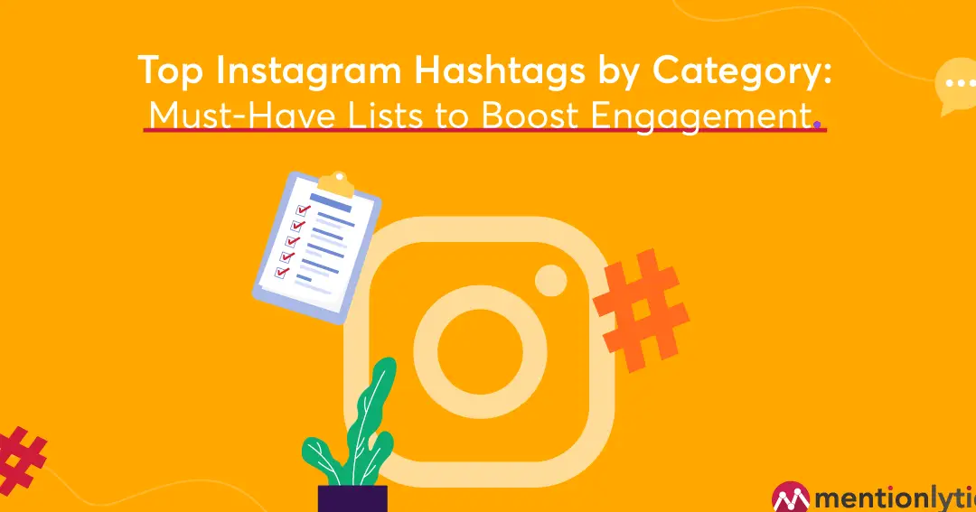 1750 hashtags principales de Instagram en 84 categorías (lista de 2024)