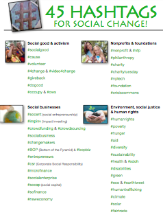 45 hashtags para el cambio social - Socialbrite