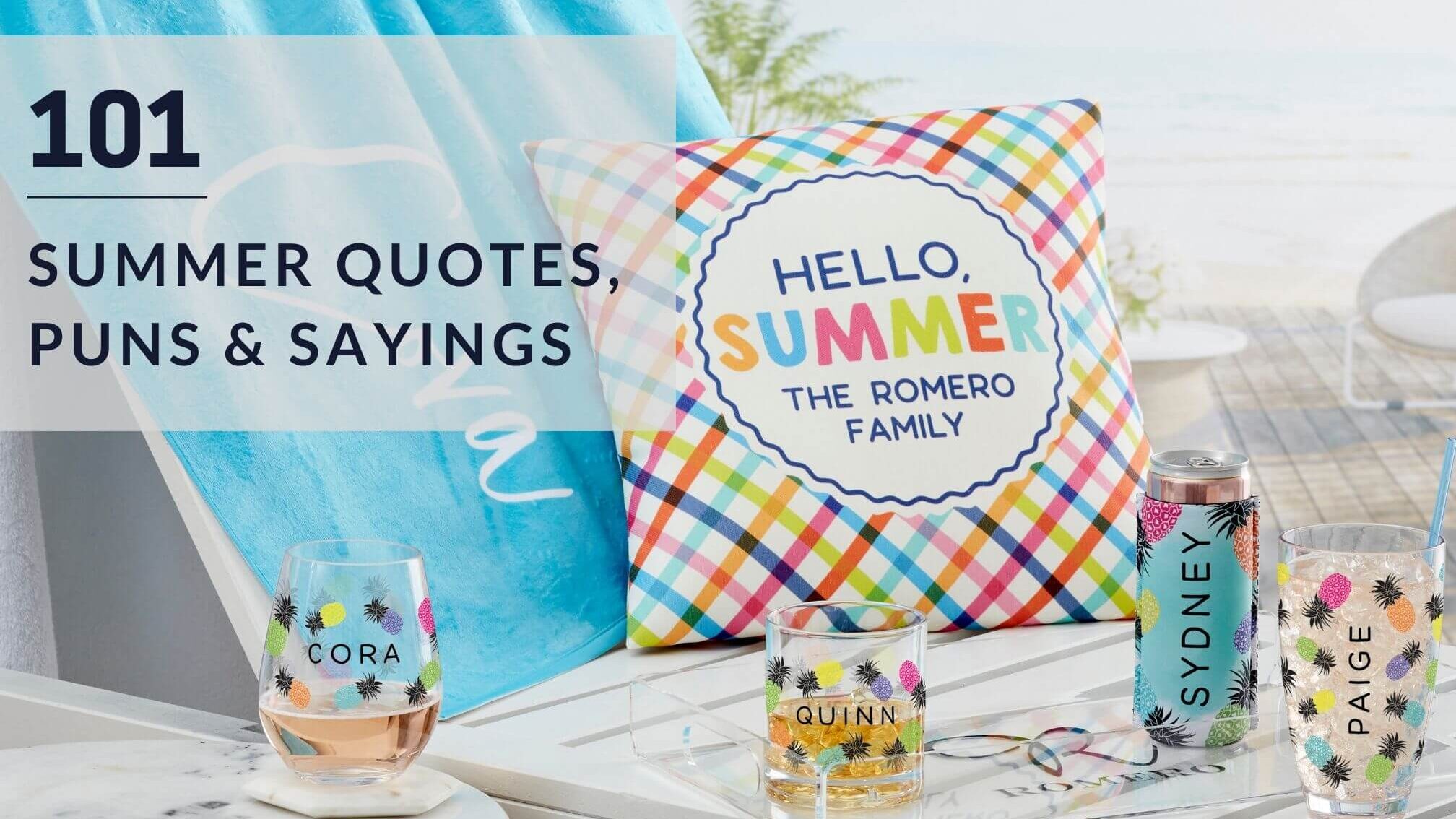 101 citas, juegos de palabras y refranes de verano para la decoración de verano: únicos...