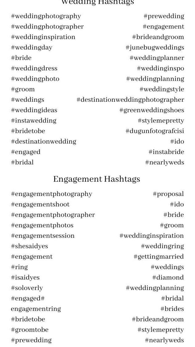 Los mejores hashtags #marido Los mejores hashtags de Instagram para fotógrafos |
