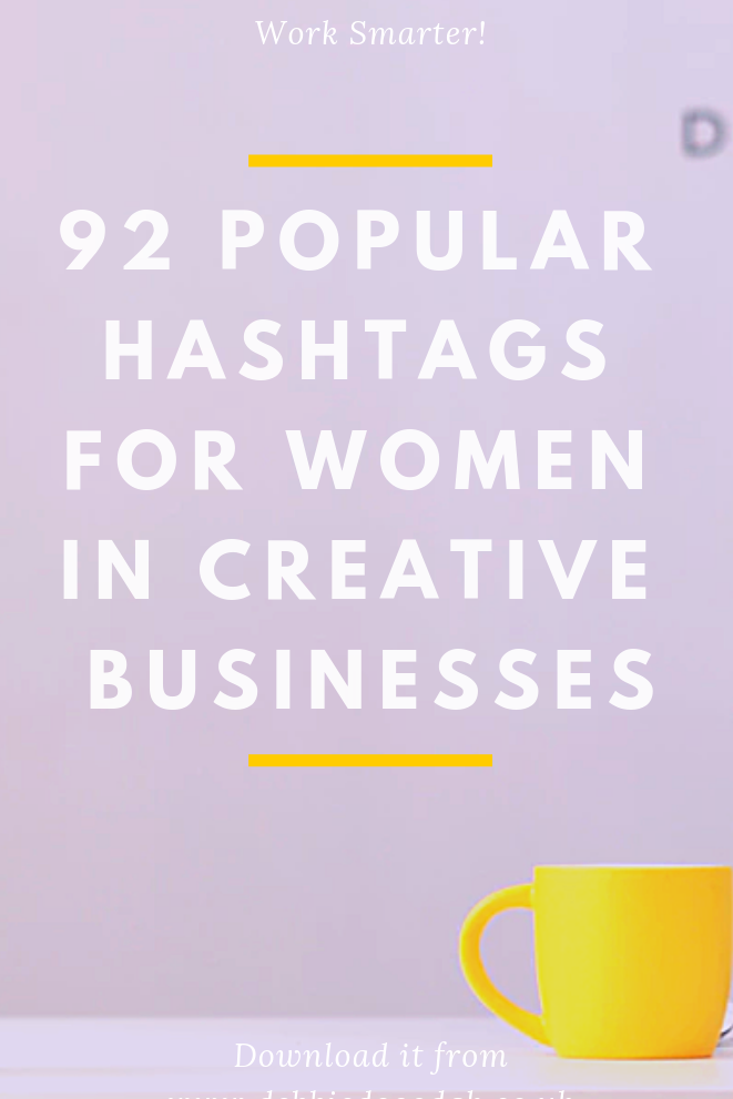 92 hashtags populares de Instagram para mujeres creativas en los negocios...