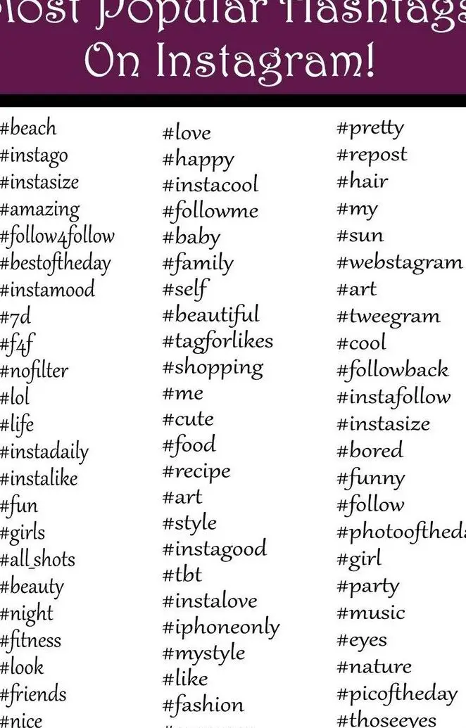 Hashtags de Instagram para citas 2021 |