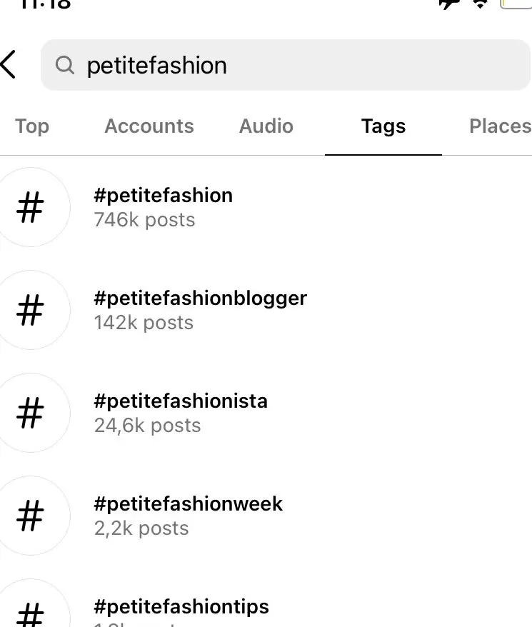 Más de 150 mejores hashtags de moda para Instagram - Sarah Chetrit